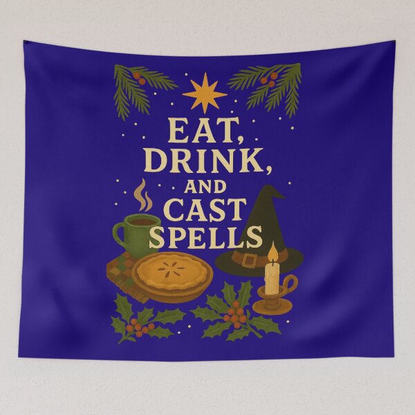 Item preview, Eat, Drink and Cast Spells designed and sold by Miagolio.