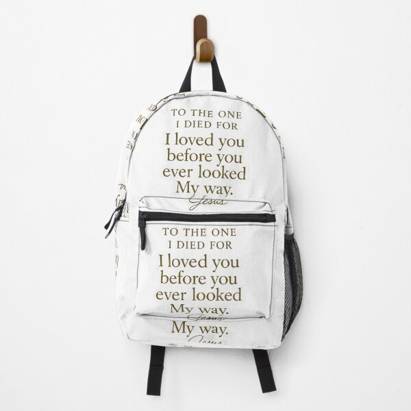 Item preview, To The One I Died For – Christian Quote Sticker (Jesus Love Letter) designed and sold by astersgraphics.