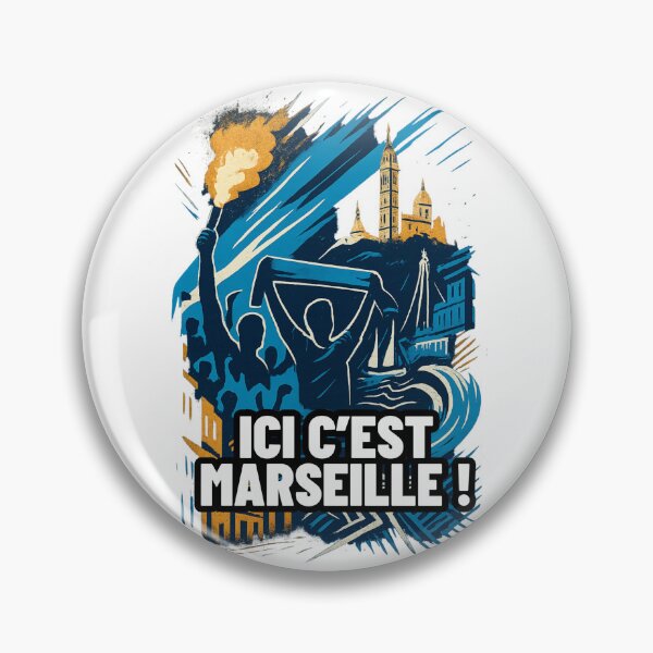 Artikelvorschau, Ici c'est Marseille Football fans entworfen und verkauft von SPORT NATION ART.