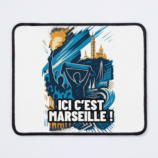 Item preview, Ici c'est Marseille Football fans designed and sold by SPORT NATION ART.