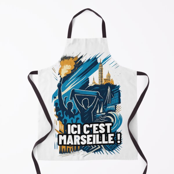Item preview, Ici c'est Marseille Football fans designed and sold by SPORT NATION ART.