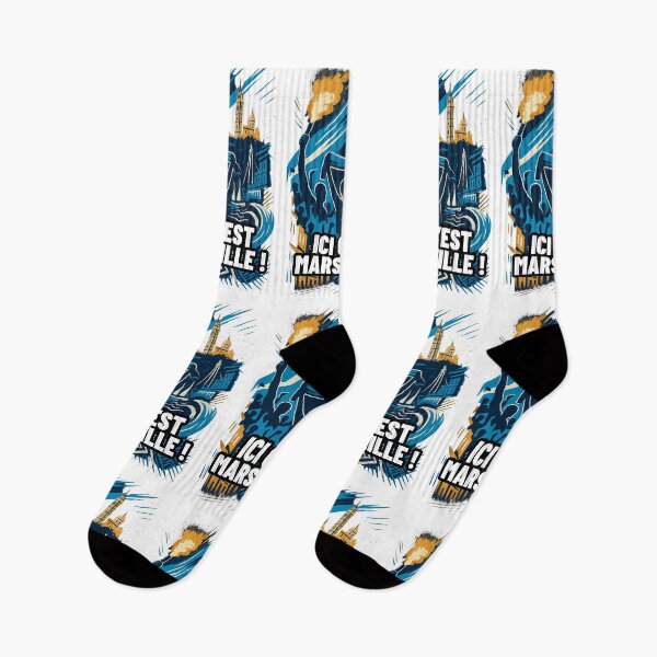 Item preview, Ici c'est Marseille Football fans designed and sold by SPORT NATION ART.
