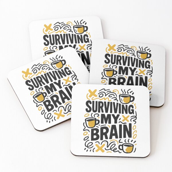 Item preview, Sarcastic Mental Health Surviving My Brain designed and sold by TwillTees.