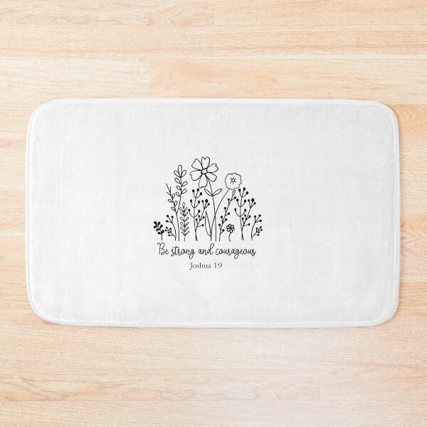 Item preview, Be Strong and Courageous – Inspirational Quote designed and sold by AuraByMarv.