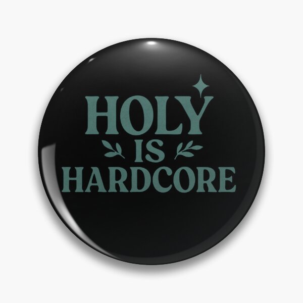 Item preview, Holy Is Hardcore – Bold Christian Aesthetic Design designed and sold by astersgraphics.