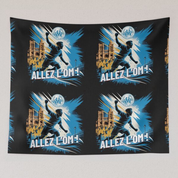 Item preview, Allez l'OM - Football fans designed and sold by SPORT NATION ART.