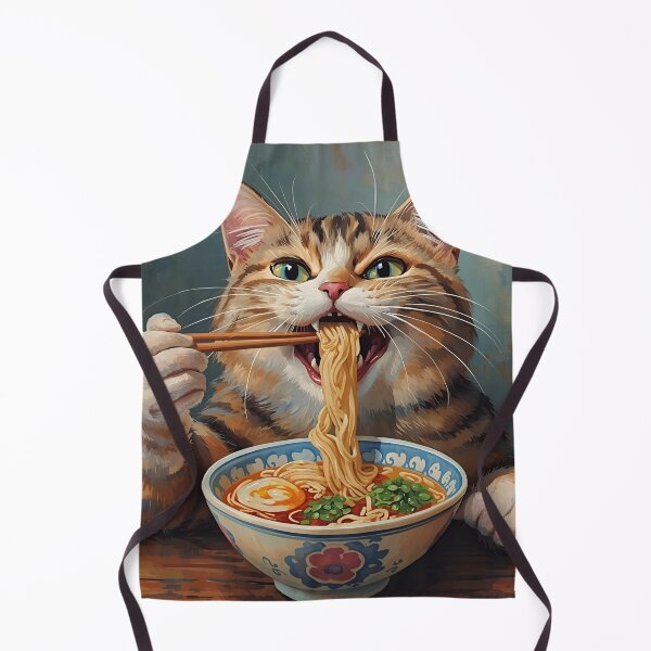 Item preview, Cat eating ramen designed and sold by Vvmd.