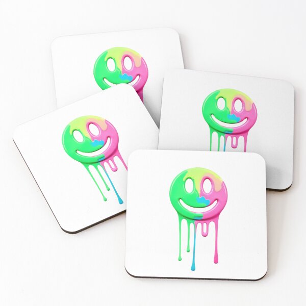 Item preview, Trippy Melting Smiley Face | Neon Psychedelic Drip designed and sold by Abhishek437.