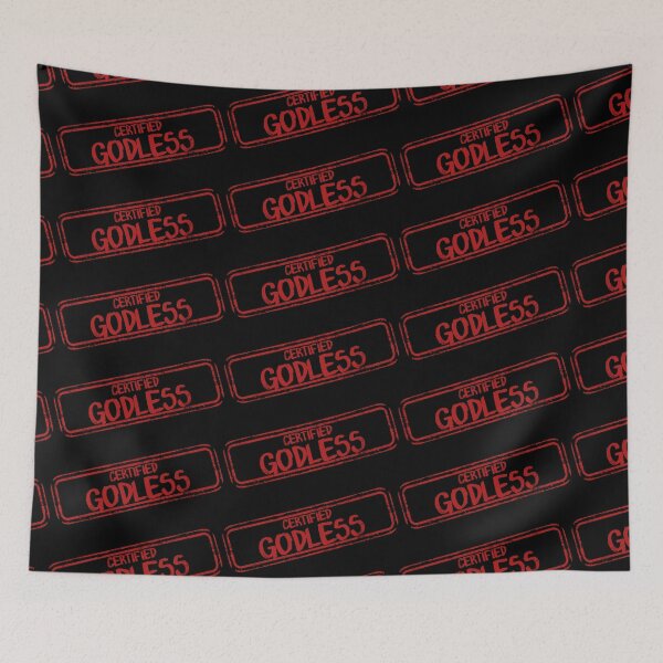 Item preview, Certified Godless designed and sold by Hellbilly Designs.