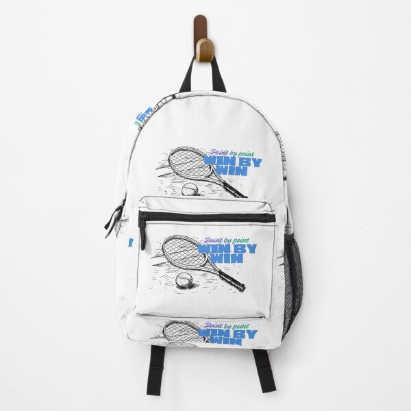 Item preview, Point by Point, Win by Win – Motivational Tennis Quote Design designed and sold by VoleyonClay.