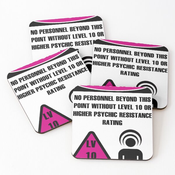Item preview, DANGER: LEVEL 10 OR HIGHER PSYCHIC RESISTANCE BEYOND THIS POINT designed and sold by Geodeezick.