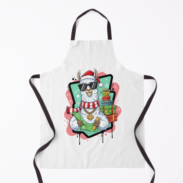 Item preview, Holiday Llama with Gift – Perfect for Christmas Shoppers and Llama Enthusiasts designed and sold by MiszungART.