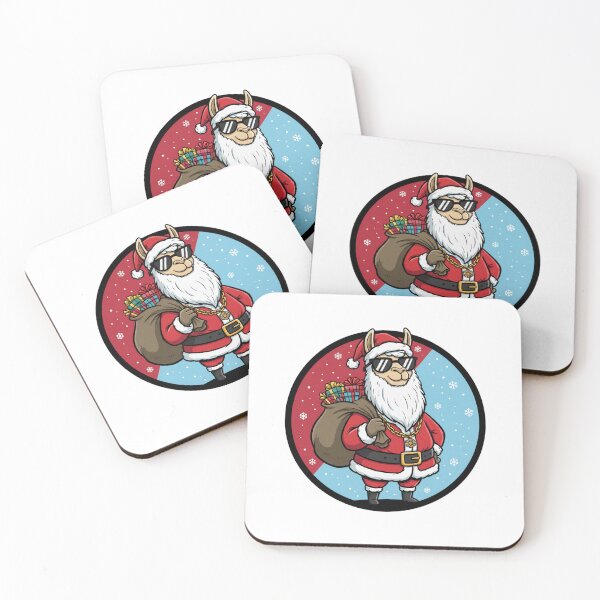 Item preview, Santa Llama – Christmas Magic with Llama Swag designed and sold by MiszungART.