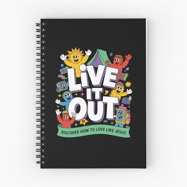 Item preview, Live it Out Bible School VBS 2025 Christian Youth Camp  designed and sold by milanforbes.