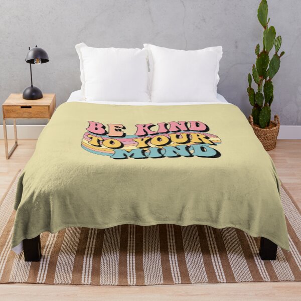 Item preview, Be Kind To Your Mind Vintage T-Shirt | Retro Hippie Mental Health Awareness Tee designed and sold by mantra2023.