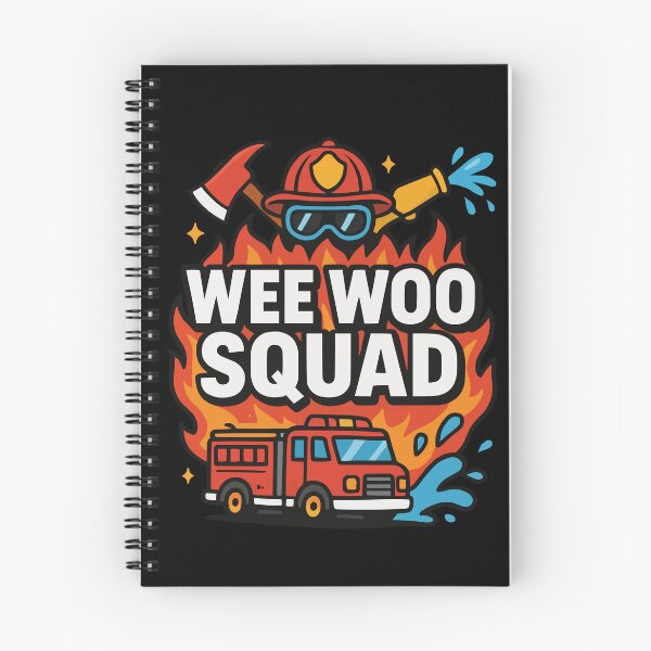 Item preview, Wee Woo Squad Fire Department designed and sold by Lichtisign.