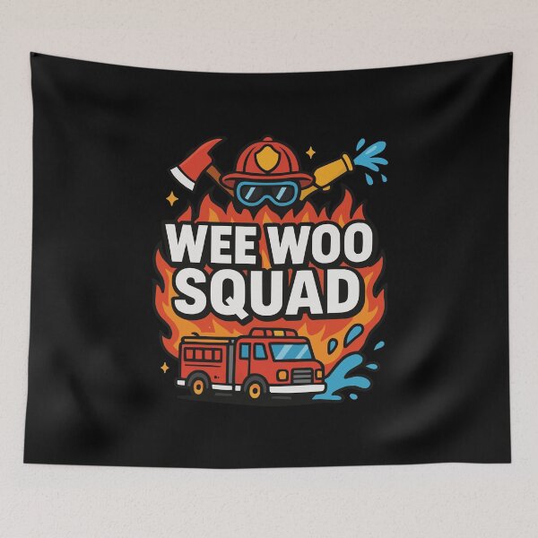 Item preview, Wee Woo Squad Fire Department designed and sold by Lichtisign.