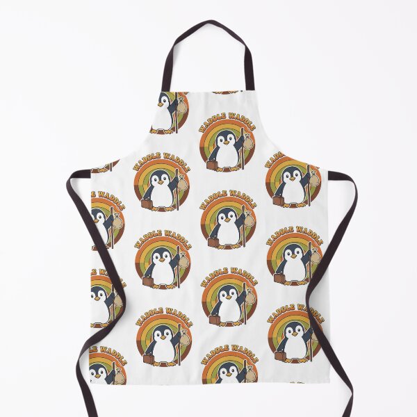 Item preview, Waddle Waddle Cute Penguin – Retro Vintage Funny Penguin T-Shirt designed and sold by CuteOasis.