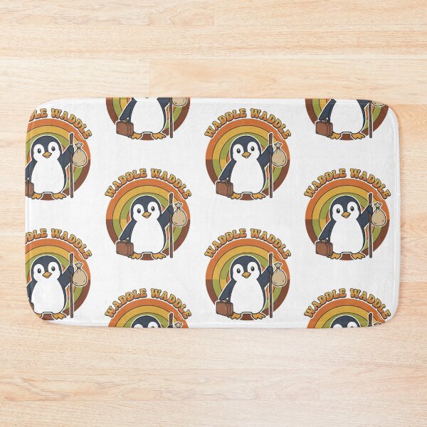 Item preview, Waddle Waddle Cute Penguin – Retro Vintage Funny Penguin T-Shirt designed and sold by CuteOasis.