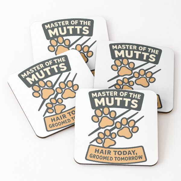 Item preview, Master of the Mutts Grooming Design designed and sold by TeeTimeTreasure.