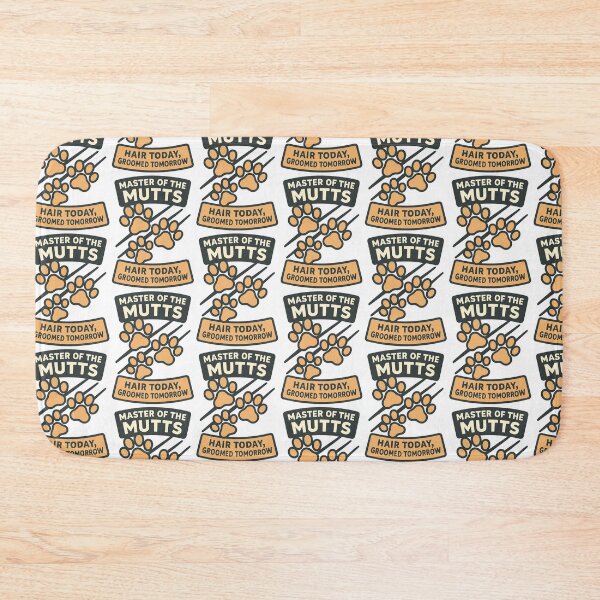 Item preview, Master of the Mutts Grooming Design designed and sold by TeeTimeTreasure.