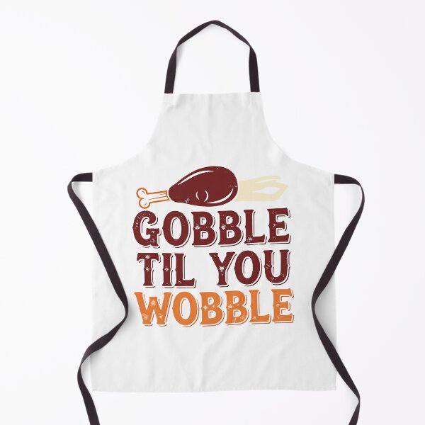 Item preview, Funny Thanksgiving Slogan T-Shirt 'Gobble Til You Wobble' | Sarcastic Holiday Gift designed and sold by mantra2023.