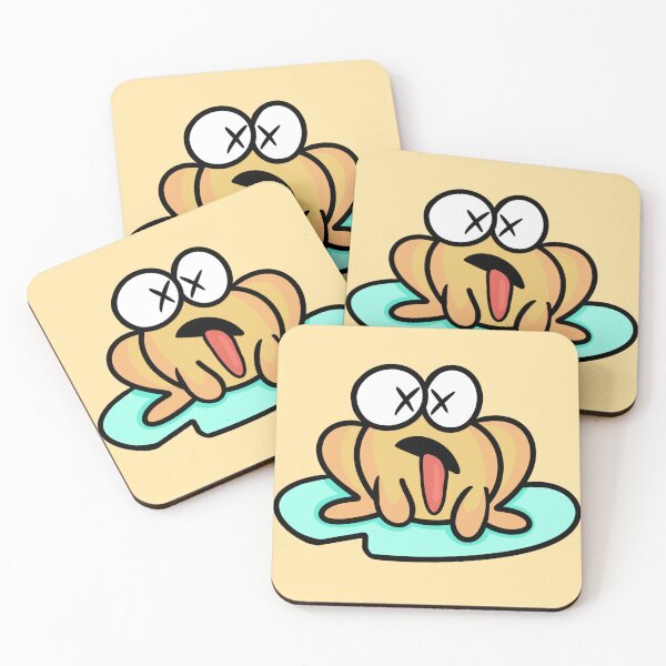 Item preview, Deadpan Frog Face – Funny Frog Emoji Expression designed and sold by SolarWayfarer.