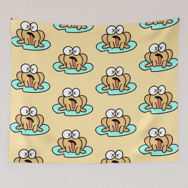 Item preview, Deadpan Frog Face – Funny Frog Emoji Expression designed and sold by SolarWayfarer.