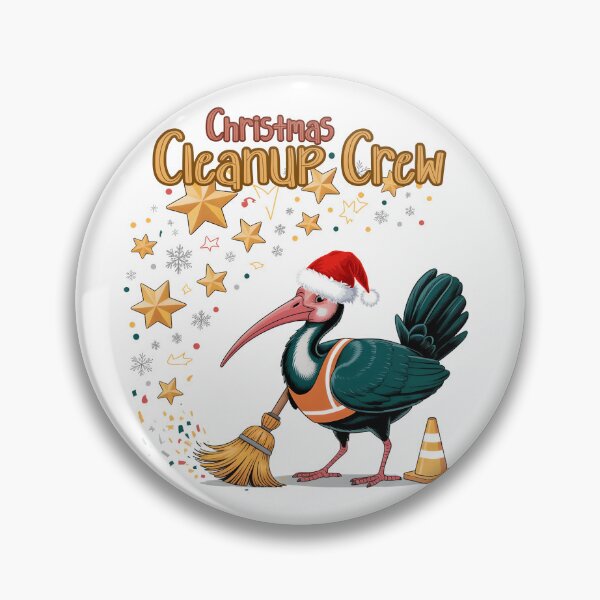 Item preview, Christmas Cleanup Crew Bin Chicken designed and sold by PeteLawliiet.