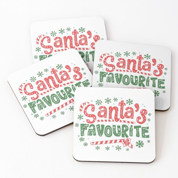 Item preview, Funny "Santa's Favourite" Christmas Typography designed and sold by Lavaana.