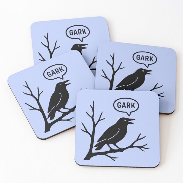 Item preview, GARK! Minimalist Crow on Branch designed and sold by Dogandesighn.
