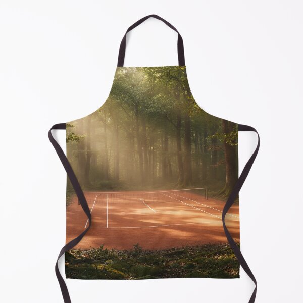 Item preview, Surreal Clay Tennis Court in Forest designed and sold by VoleyonClay.