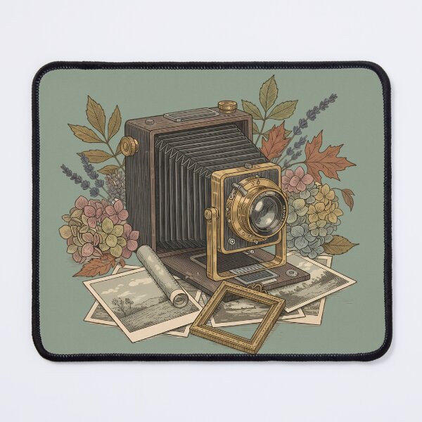 Item preview, Vintage Memories: The Floral Bellows Camera designed and sold by VIVID COLORS CLUB.