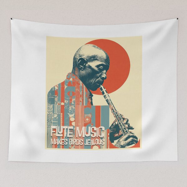 Item preview, Flute Reverie: Geometric Soundscapes and Sonic Elegance designed and sold by ForeverPrintsOK.