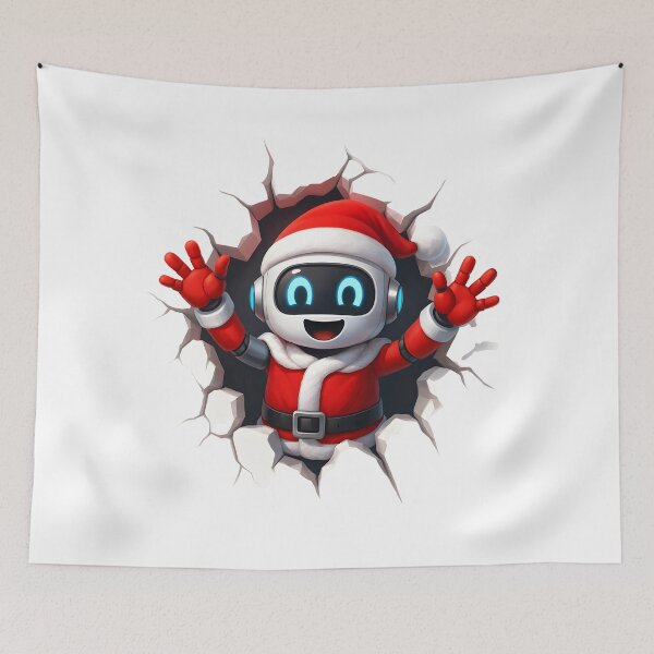 Item preview, Lindo robot de IA de Papá Noel designed and sold by DigiHub Linker.