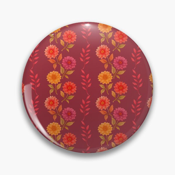 Item preview, Dahlia Stripes Burgundy designed and sold by SilverPegasus.
