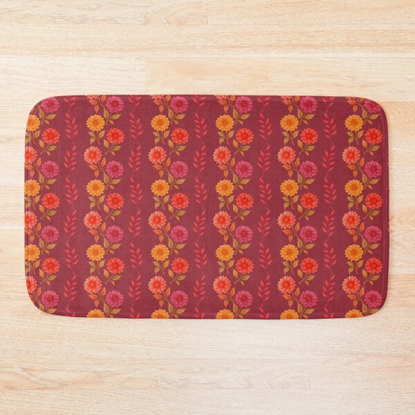 Item preview, Dahlia Stripes Burgundy designed and sold by SilverPegasus.
