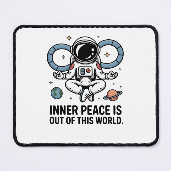 Item preview, Meditating Astronaut designed and sold by Mateusz Majcherek.