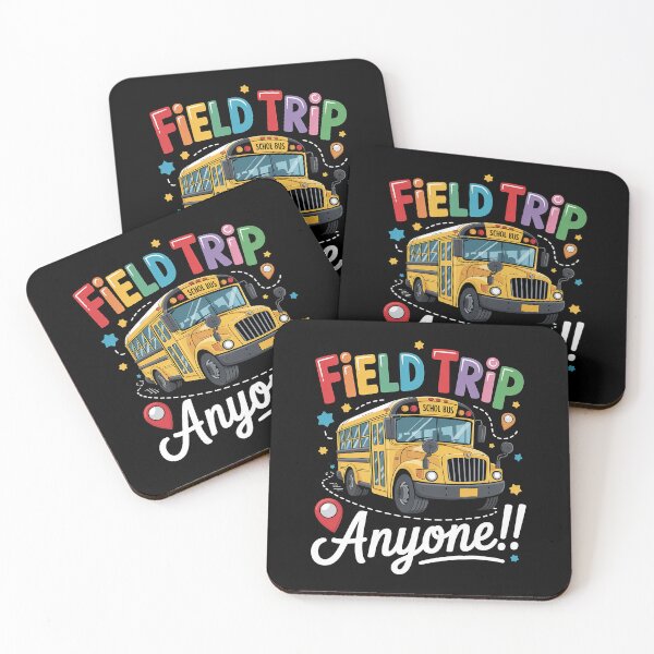 Item preview, Funny Teacher Student Matching School Bus Field Trip Anyone designed and sold by estellaken.
