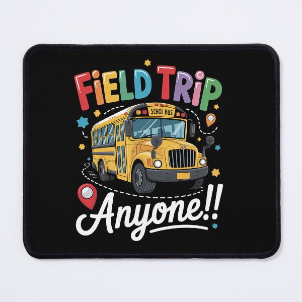 Item preview, Funny Teacher Student Matching School Bus Field Trip Anyone designed and sold by estellaken.