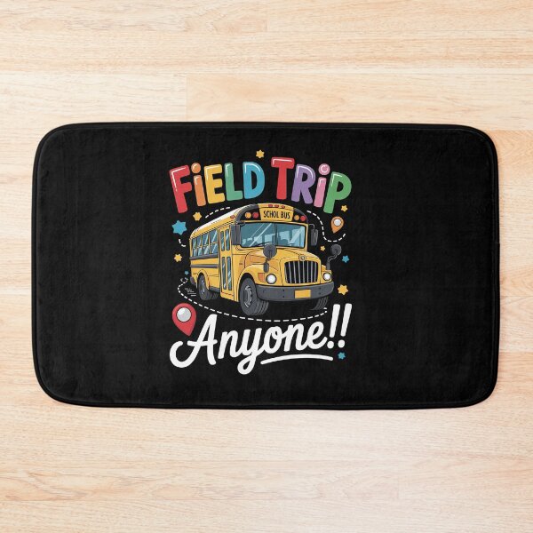 Item preview, Funny Teacher Student Matching School Bus Field Trip Anyone designed and sold by estellaken.