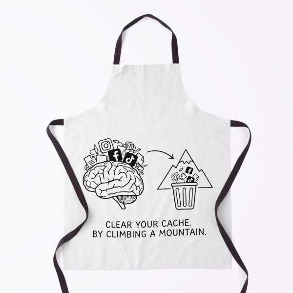 Item preview, Clear Social Media Cache - Hiking Quote designed and sold by BloomKind.