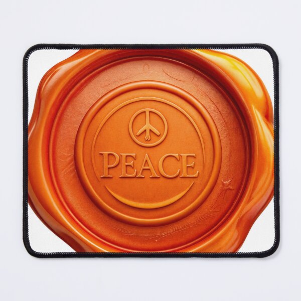 Item preview, Sealed with Peace – Red Wax Seal of Harmony designed and sold by MiracleDroplet.