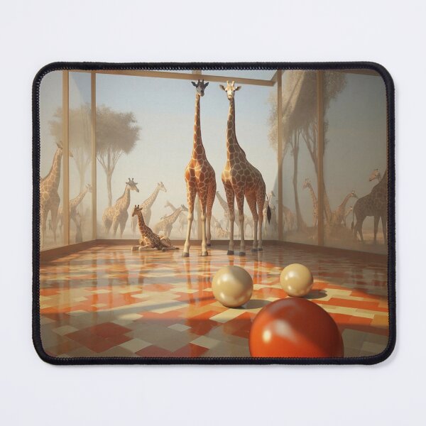 Item preview, Giraffe Couple Finds A Home With Lots Of Natural Light designed and sold by KeeganCreations.