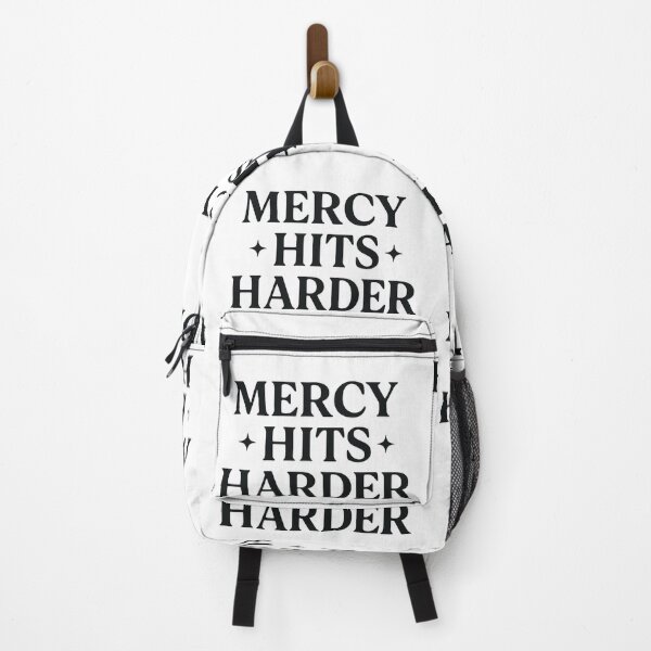 Item preview, Mercy Hits Harder – Christian Bold Minimalist Typography Design designed and sold by astersgraphics.