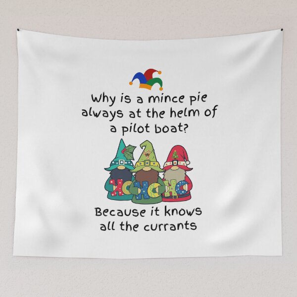 Item preview, Why is a mince pie always at the helm of a pilot boat? designed and sold by MPC-Mince-Pies.