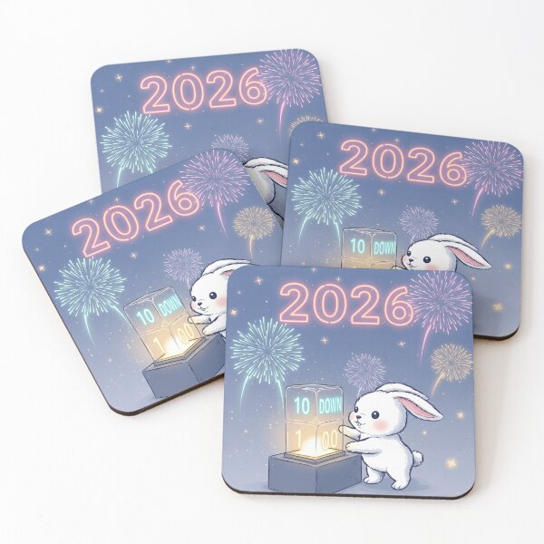 Item preview, Bunny Countdown 2026 designed and sold by PetJoyPrintsCO.