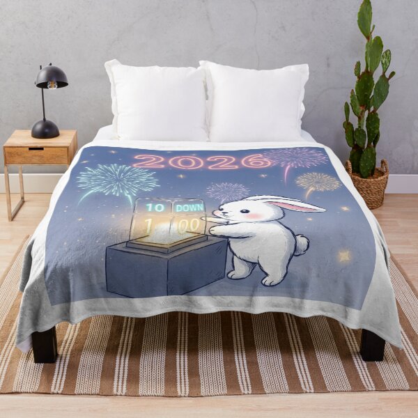 Item preview, Bunny Countdown 2026 designed and sold by PetJoyPrintsCO.