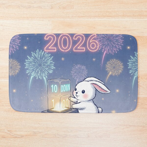 Item preview, Bunny Countdown 2026 designed and sold by PetJoyPrintsCO.