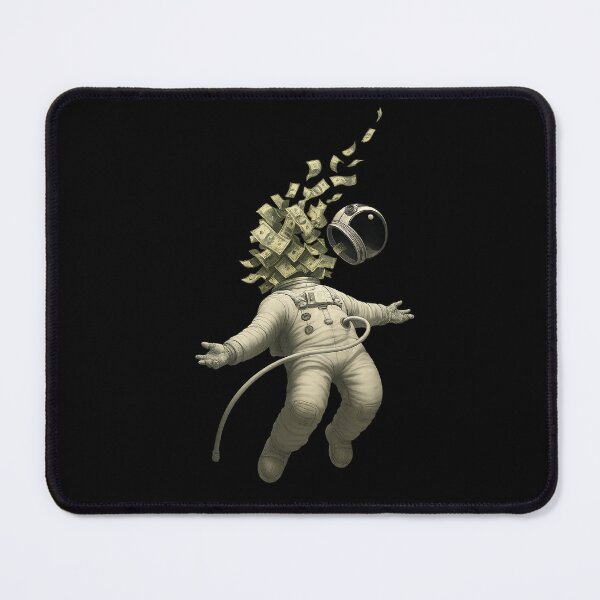 Item preview, Astronaut Money Explosion Art | Space Cash Flow Surreal Design | Trending Cosmic Astronaut Illustration designed and sold by FUIRY .
